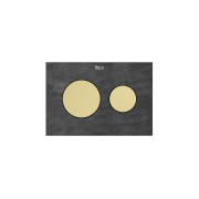 Ps3 boutons pour combiner avec panneau frontal ps3 or brossé - ROCA A8904233VA 