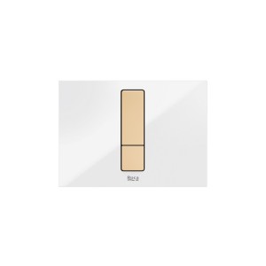 Ps4 panneau frontal pour combiner avec boutons ps4 dual verre blanc brillant - ROCA A890521399 