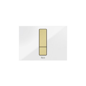 Ps4 panneau frontal pour combiner avec boutons ps4 dual verre blanc brillant - ROCA A890521399 