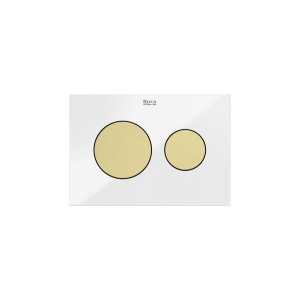 Ps3 panneau frontal pour combiner avec boutons ps3 dual verre blanc brillant - ROCA A890523399 