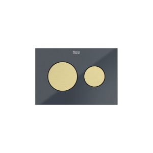 Ps3 panneau frontal pour combiner avec boutons ps3 dual verre anthracitebrillant - ROCA A8905233AA 