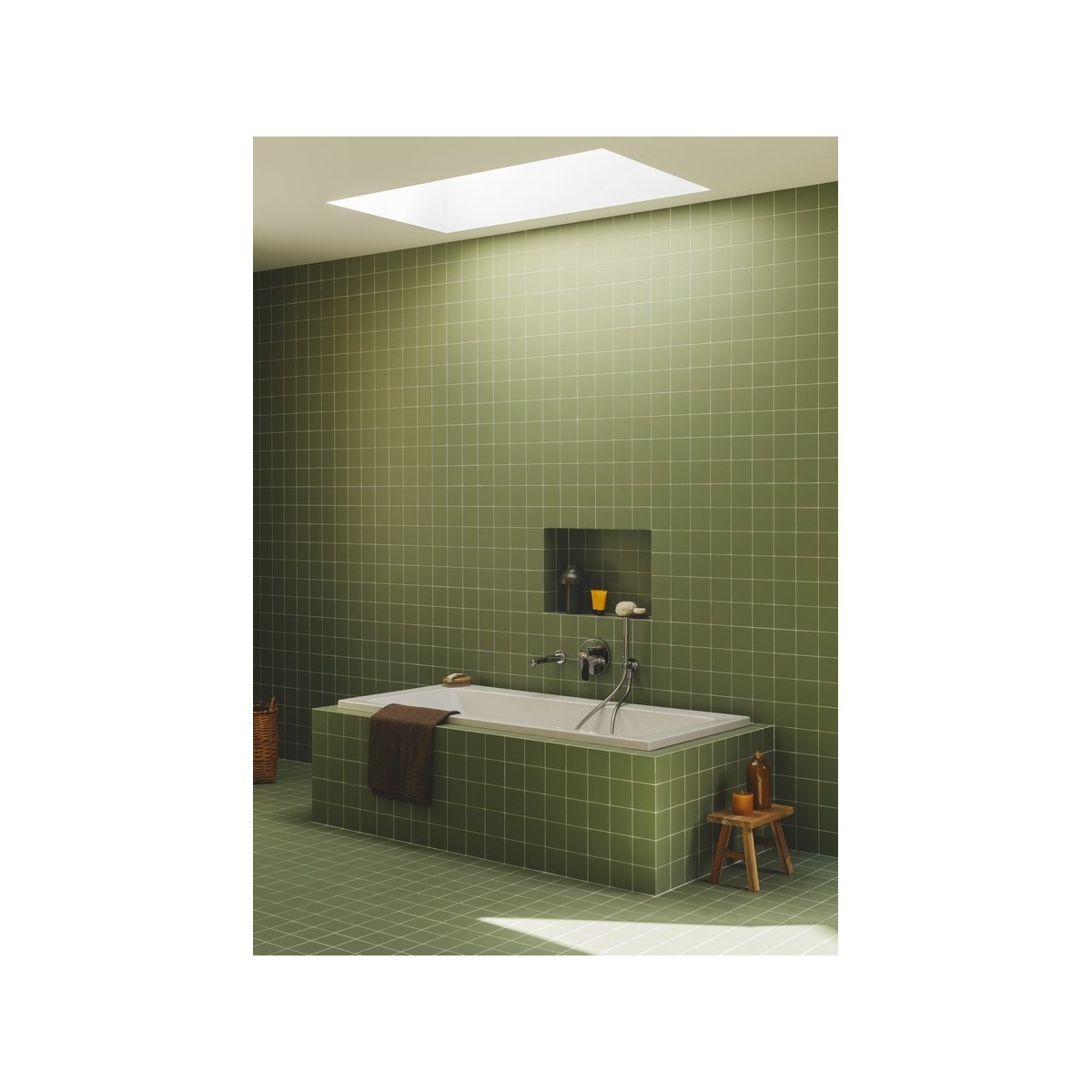 Vythos baign double acrylique avec pieds 1700x800 - ROCA A248555000 