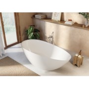 Kauai baignoire îlot en stonex avec trop plein 1600x750 blc - ROCA A248617000 