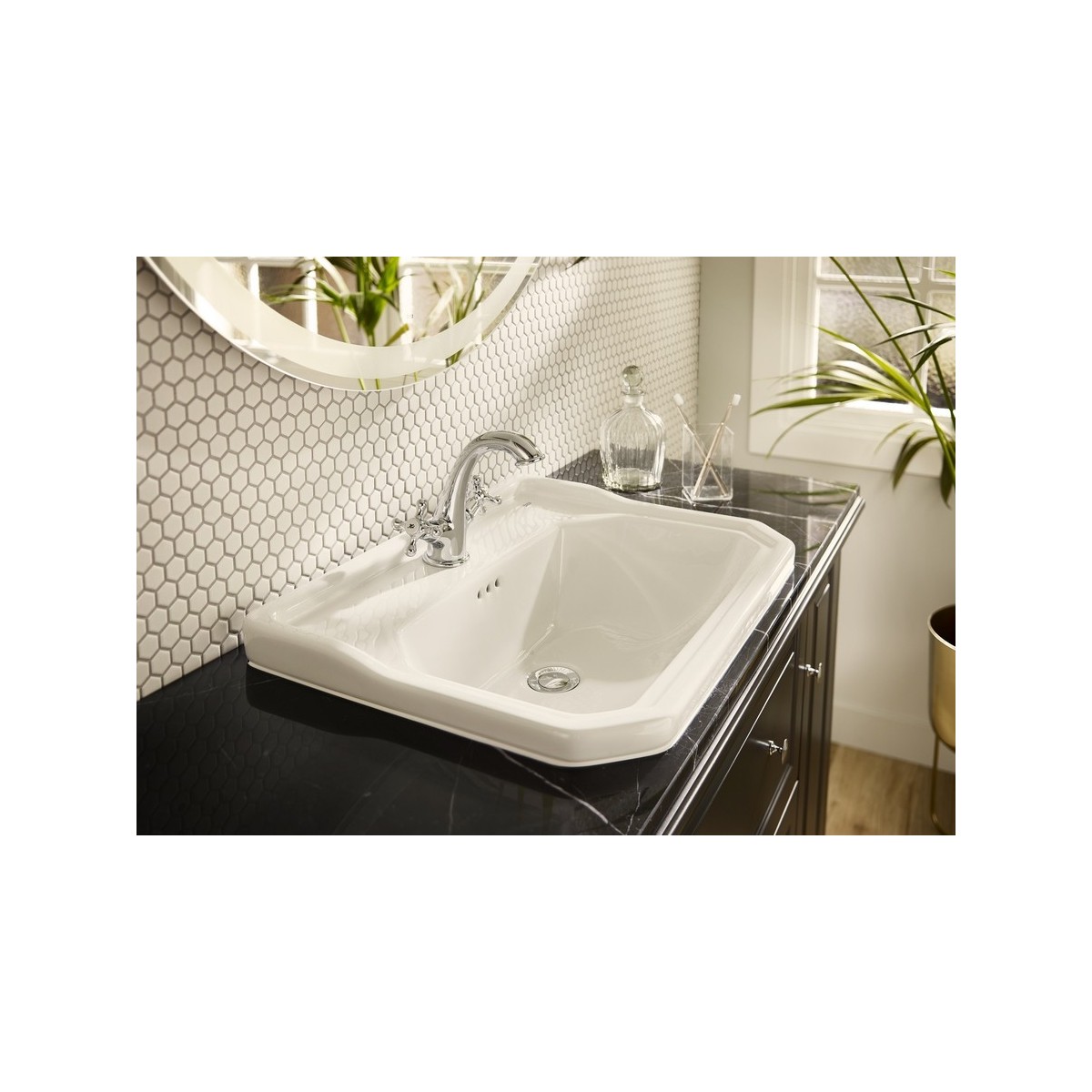 Vasque à encastrer 1 trou CARMEN Blanc - ROCA A3270A5000 