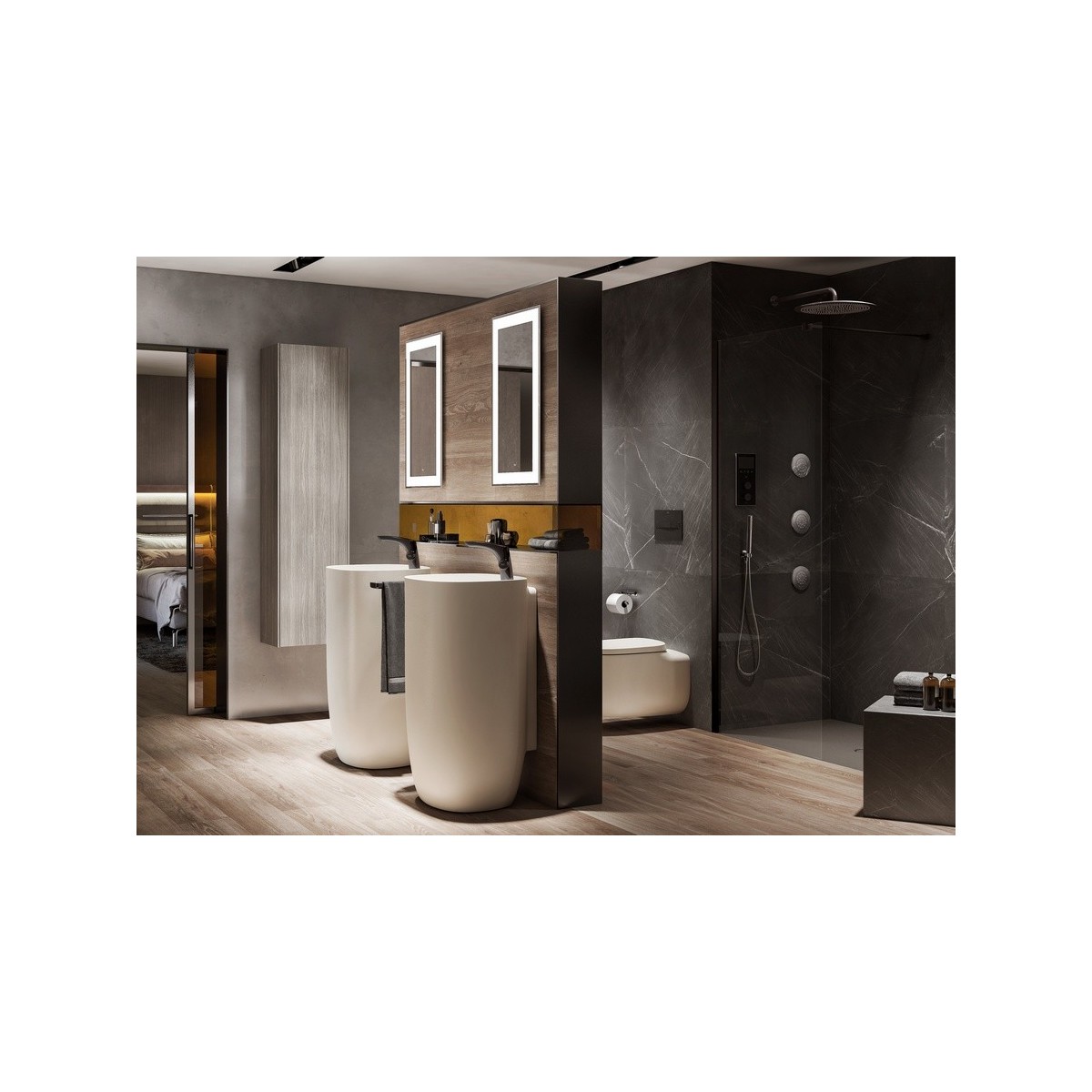 Beyond Lavabo Totem 500X450X875 Blanc Mat - ROCA A3270B0620 