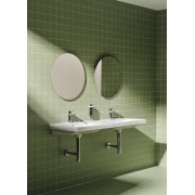 The gap lavabo mural double avec jeu de fixations 1400x460x60 - ROCA A3270MU000 