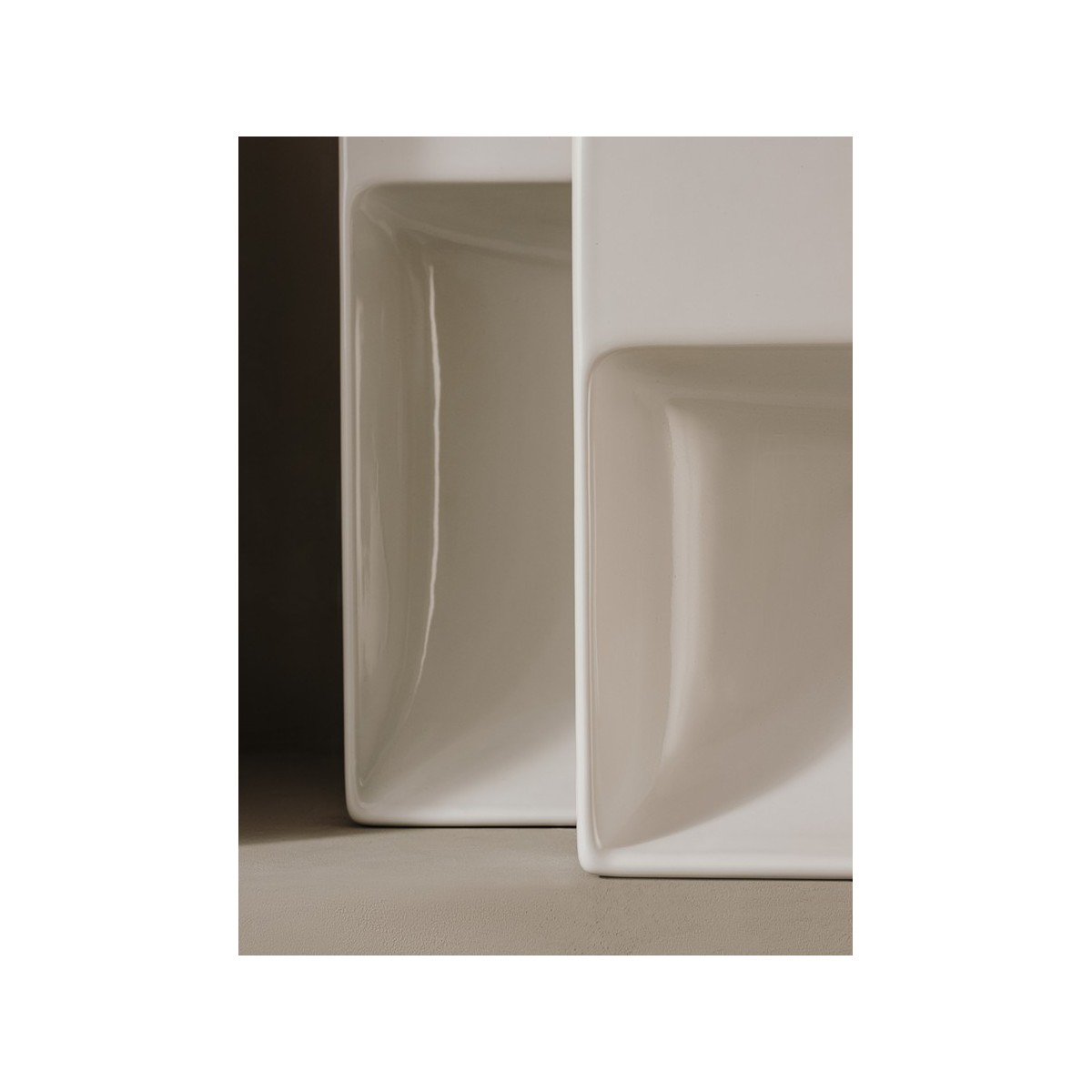 Ona lavabo mural avec jeu de fixations en fineceramic 650x460 h80 blanc mat - ROCA A327687620 