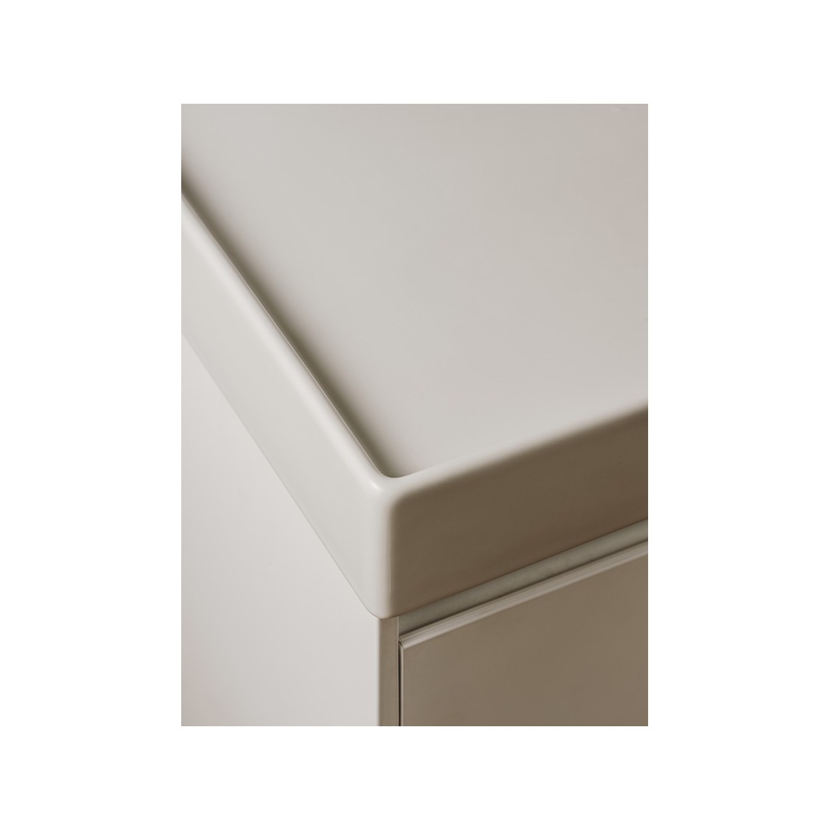 Ona lavabo mural centré avec jeu de fixations 800x460 h 80 blanc brillant - ROCA A32768H000 