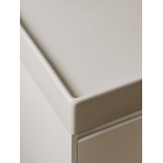 Ona lavabo mural centré avec jeu de fixations 800x460 h 80 blanc brillant - ROCA A32768H000 