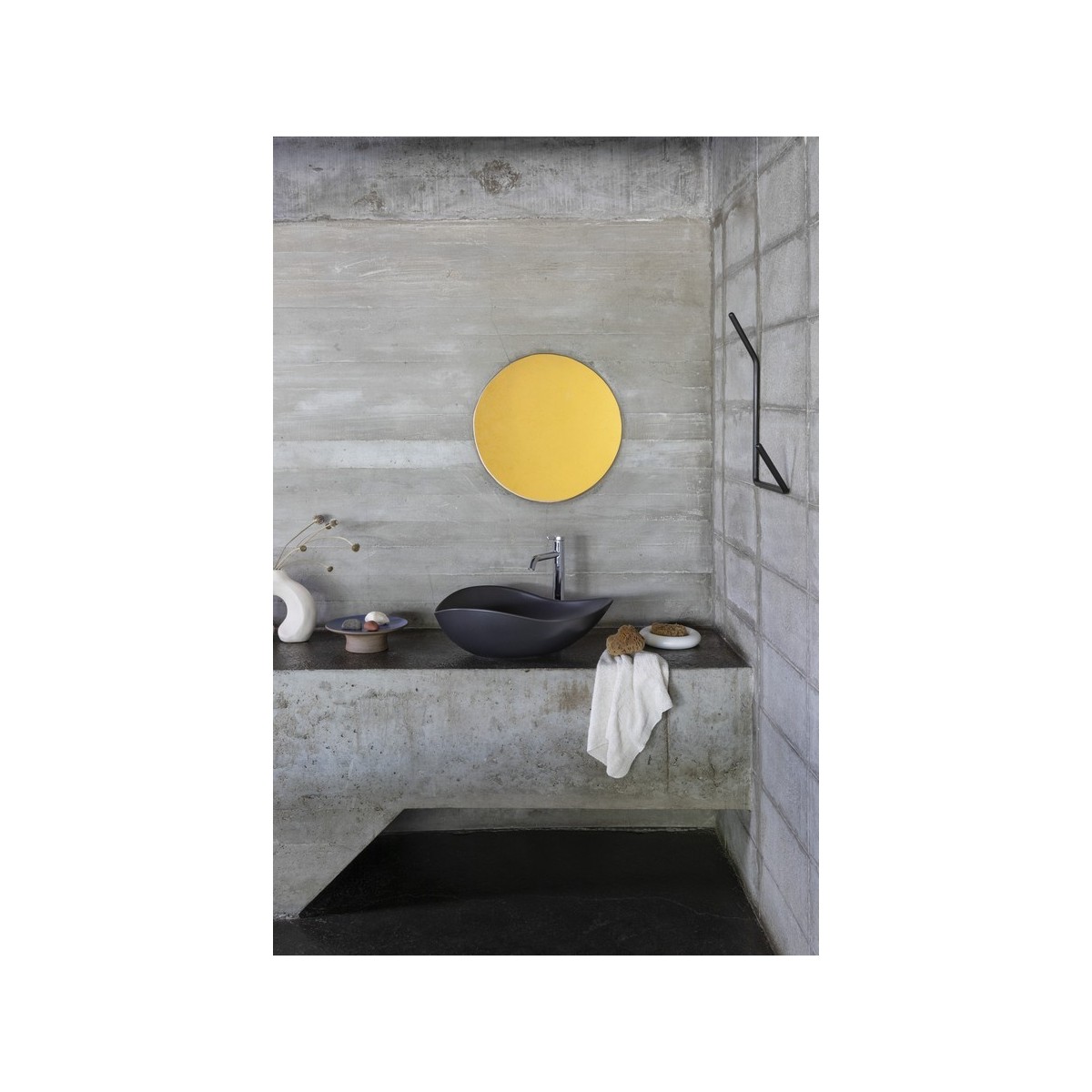 Ohtake vasque à poser en fineceramic sans trop plein 540x375x185 mm beige - ROCA A327A13650 
