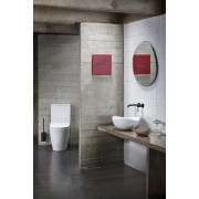 Ohtake vasque à poser en fineceramic sans trop plein ø375 x175 mm blanc mat - ROCA A327A15620 