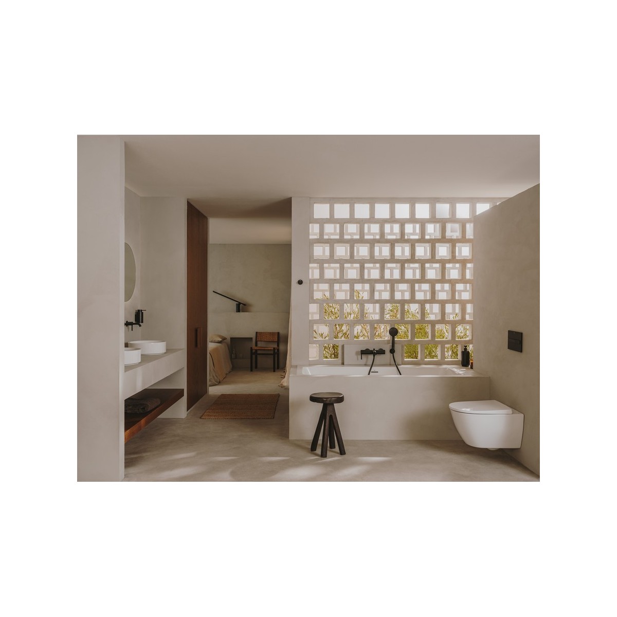 Ona Cuvette Suspendue Compact Rimless 480 Blanc Mat-Roca A346688620 