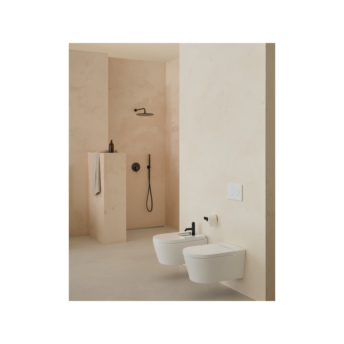 Bidet suspendu Round Inspira Onyx - ROCA A357525640 