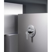 Targa mitigeur bain-douche à encastrer 2 voies chromé - ROCA A5A0B5FC00 