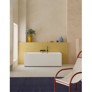 Nu mitigeur douche mural et poignée fine titanium black - ROCA A5A213FCN0 