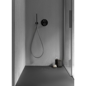 T-1000 Round Mit 1 Voie Encas Rbox Titanium Black Brossé - ROCA A5A2E09NM0 