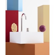 Nu mitigeur lavabo "s" avec vidage automatique poignée fine chromé - ROCA A5A303FC00 