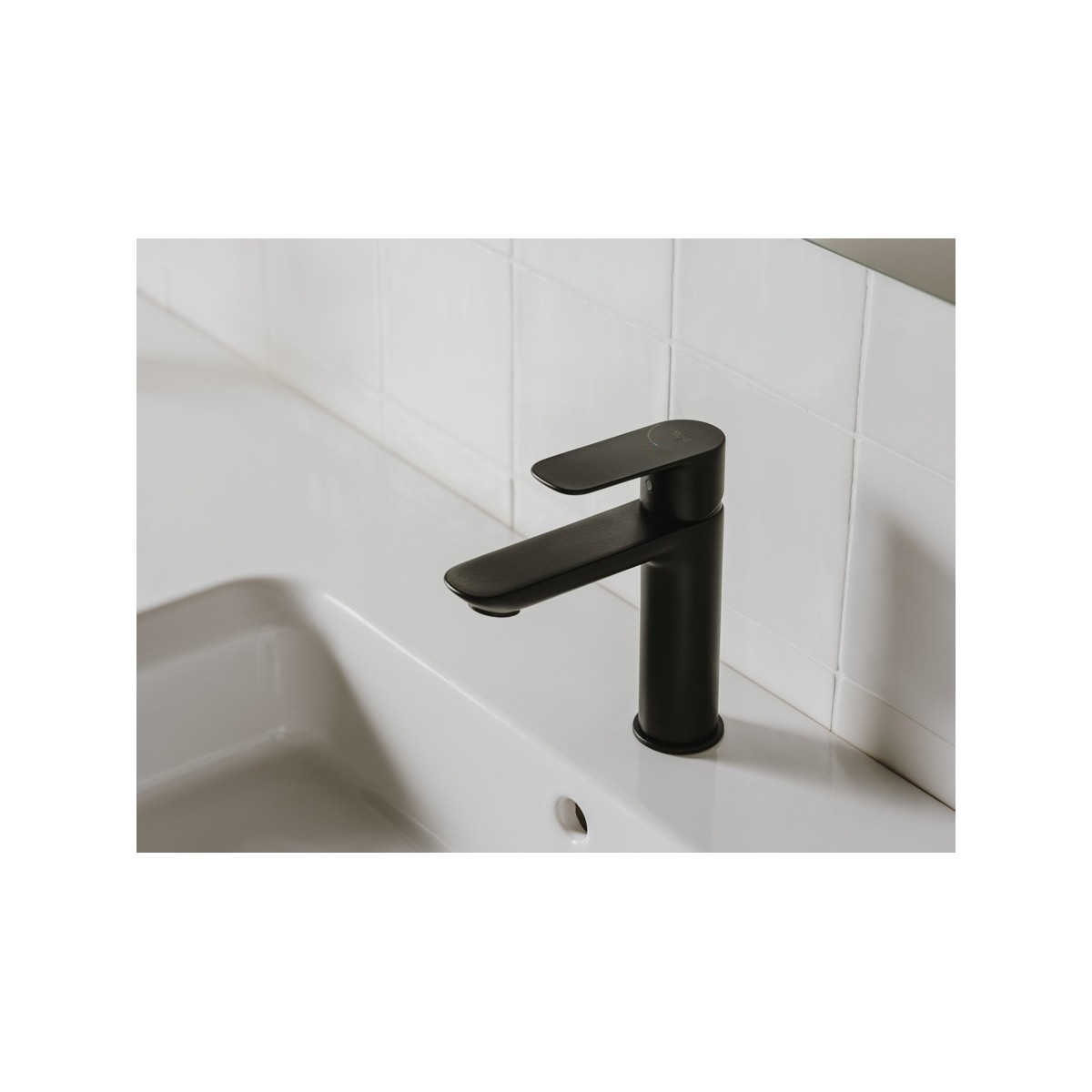 Cala Mitigeur Lavabo Corps Lisse Cold Start Noir Mat-Roca A5A326Enb0 