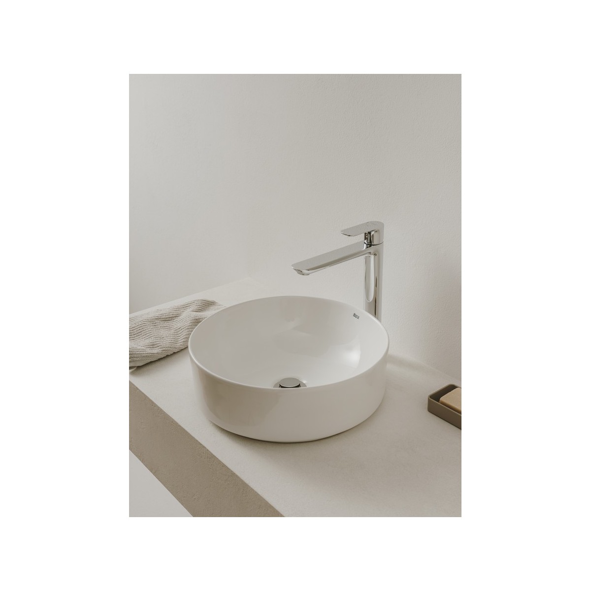 Cala Mitigeur Lavabo Haut Corps Lisse Cold Start-Roca A5A346Ec00 