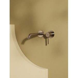 Ona mitigeur de lavabo monotrou à encastrer pvd acier inoxydable - ROCA A5A359ESM0 