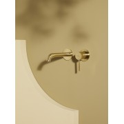 Ona mitigeur de lavabo monotrou à encastrer pvd or brossé - ROCA A5A359EVA0 