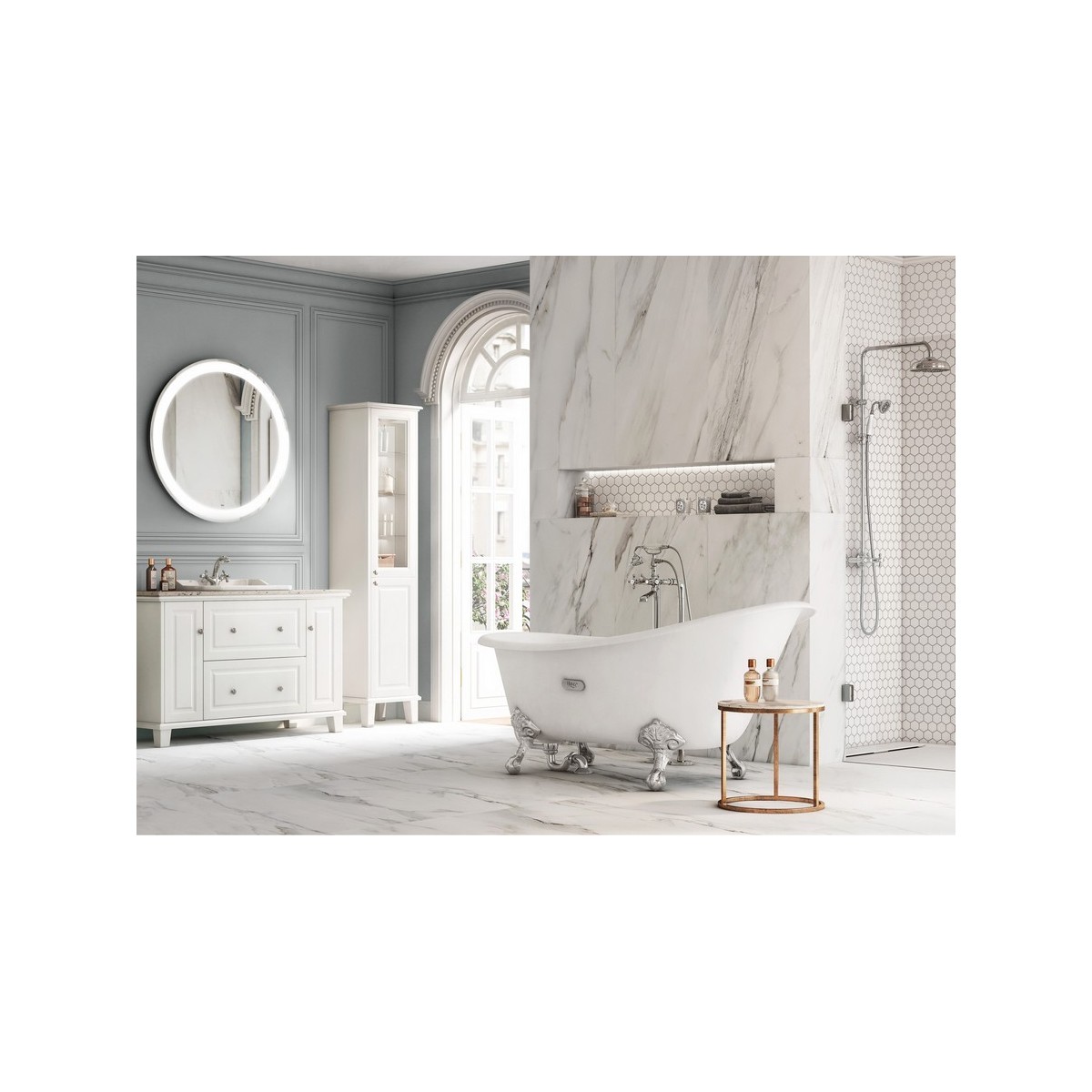 Mélangeur lavabo avec vidage clic-clac Chrome CARMEN - ROCA A5A3A4BC00 