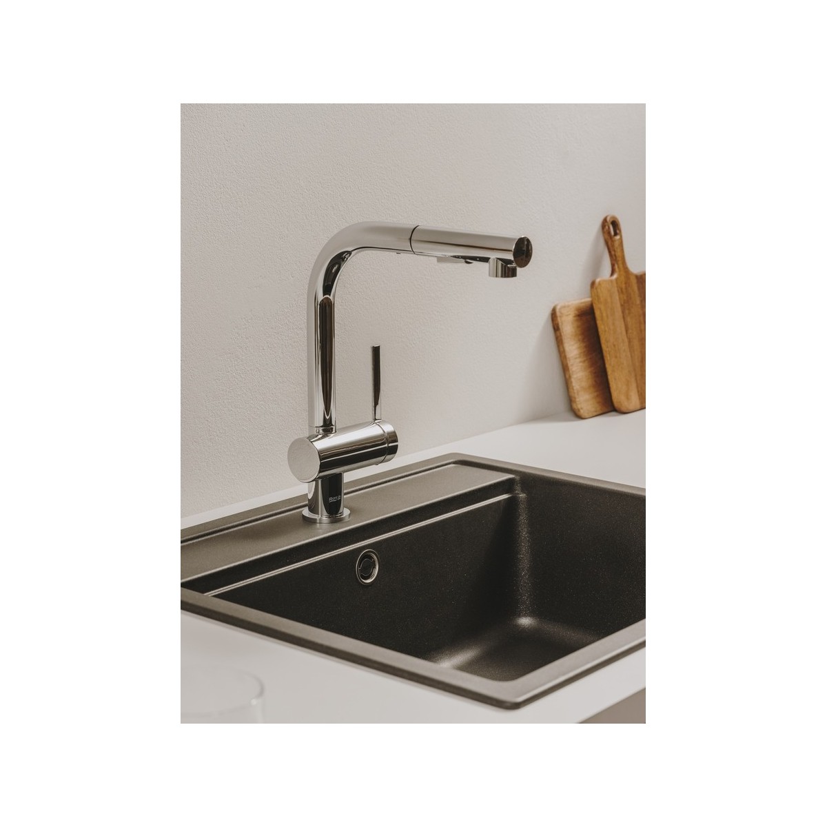 Ona Mit Évier Bec Tube Mobile Douchette Extr Chromé-Roca A5A851Fc00 