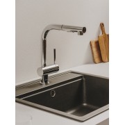 Ona Mit Évier Bec Tube Mobile Douchette Extr Chromé-Roca A5A851Fc00 