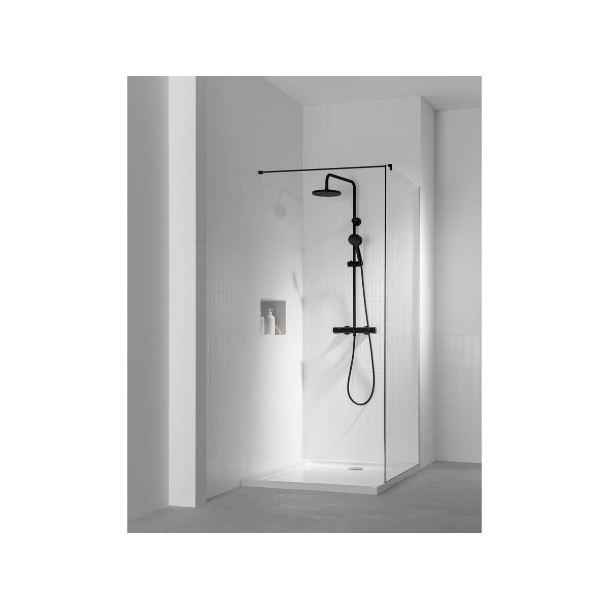Victoria-T Basic Colonne Douche Noir Mat - ROCA A5A9F18NB0 