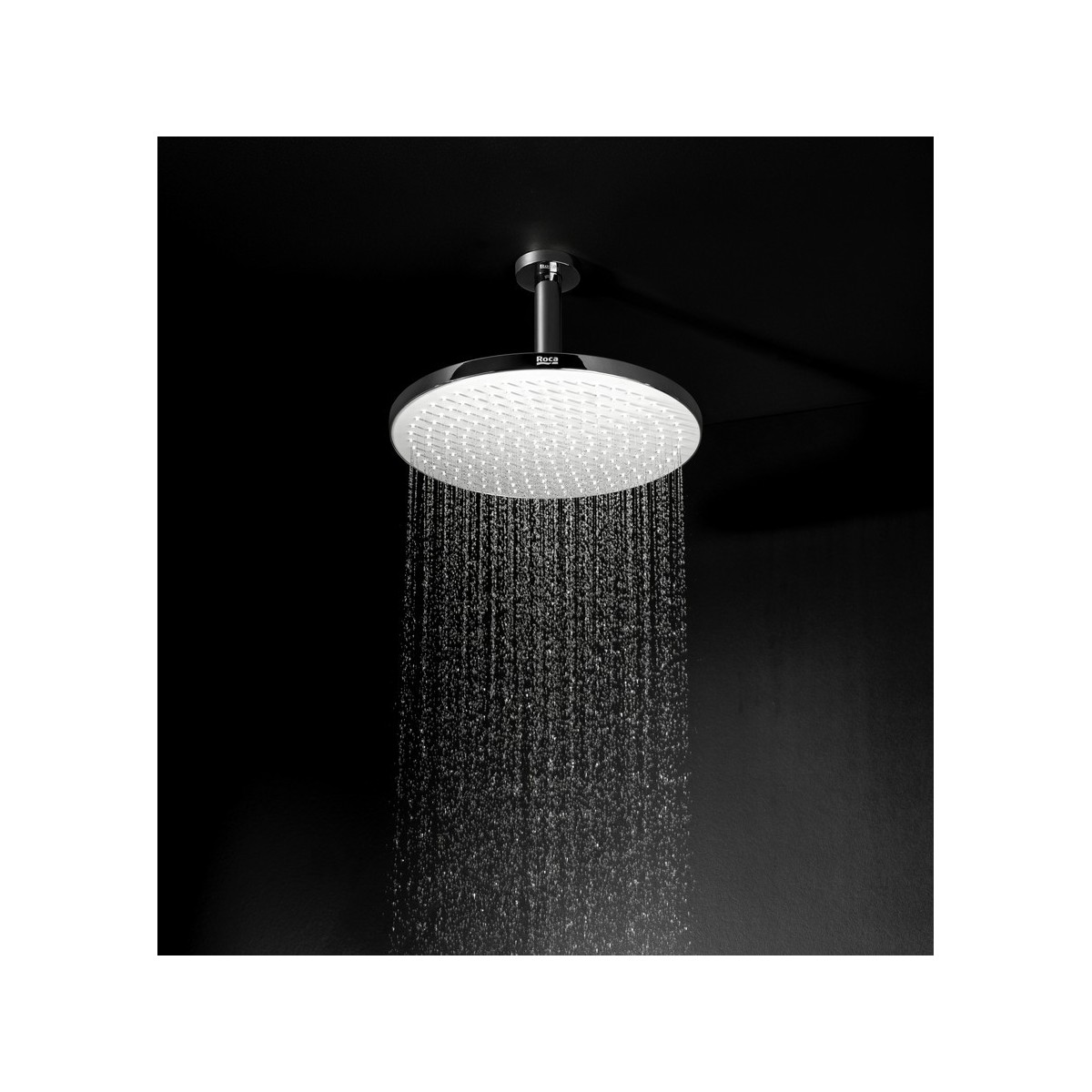 Rainsense pomme de douche ronde avec dessous en silicone chromé - ROCA A5B1803C00 