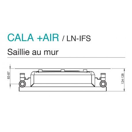 Sèche-serviette soufflant ACOVA - CALA + AIR eau chaude LN-IFS