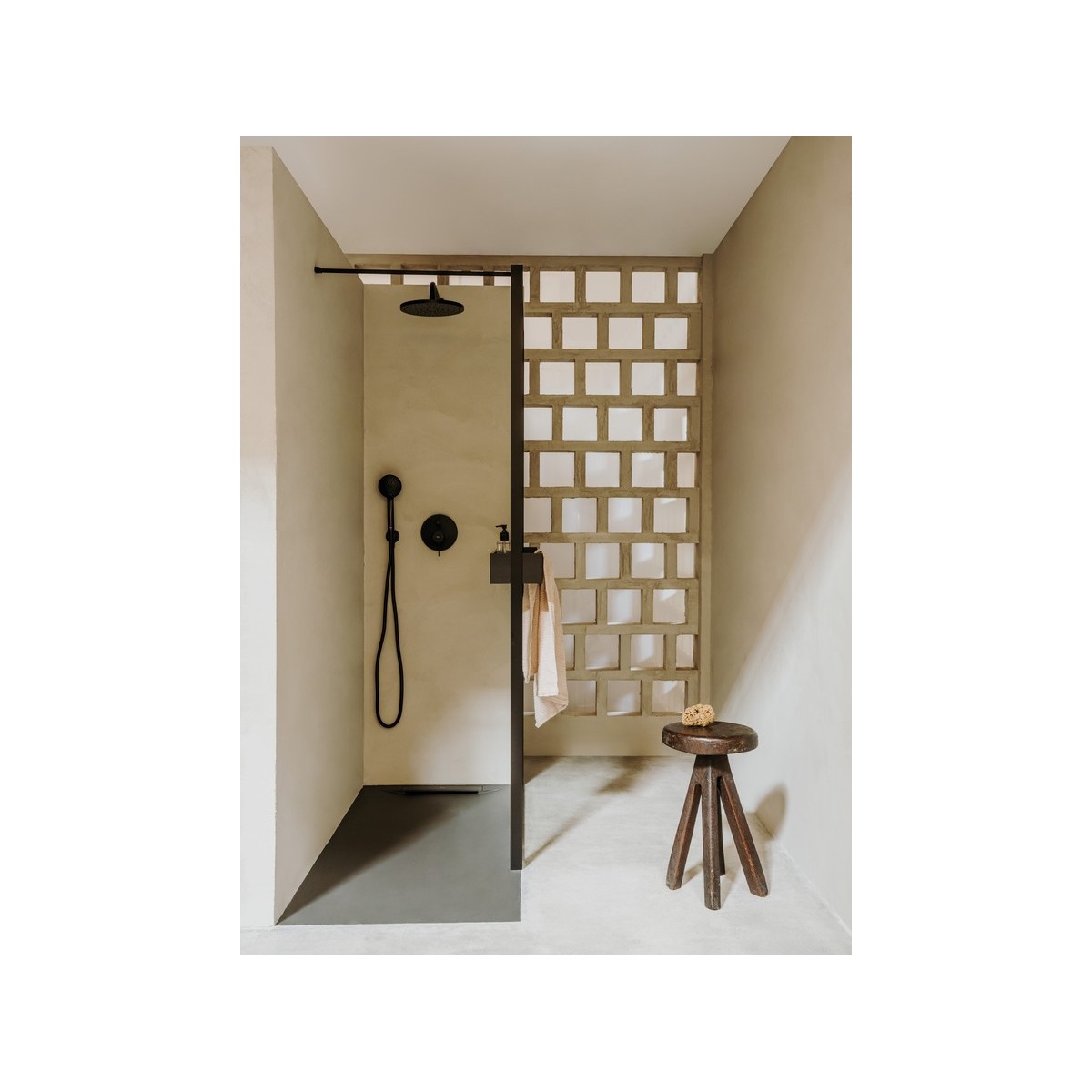 Rainsense Pomme Douche Ronde 250Mm Noir Mat-Roca A5B2250Nb0 