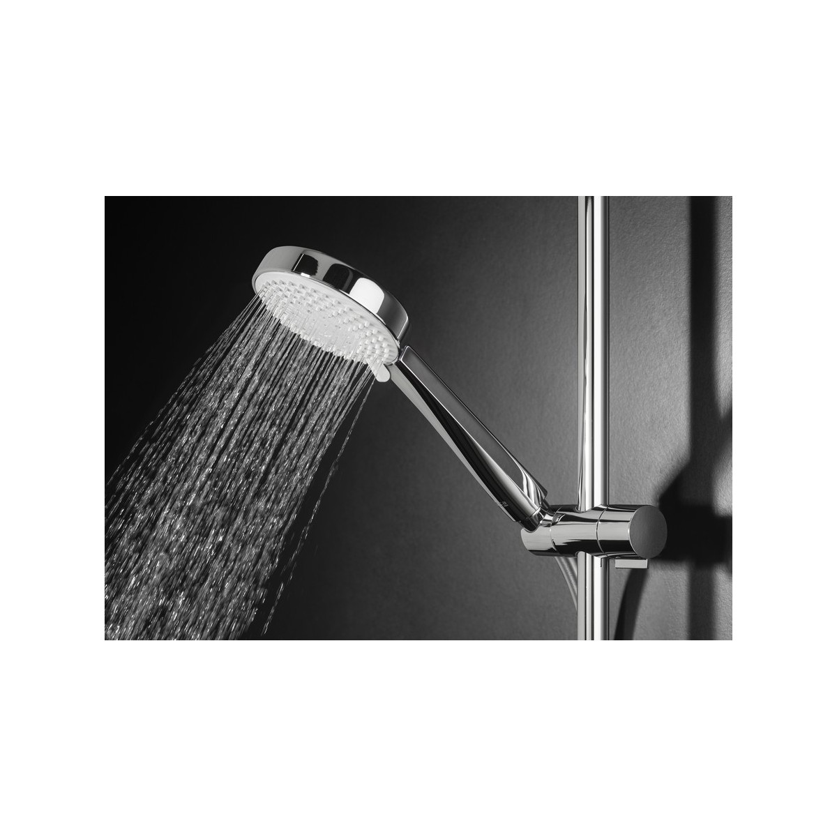 Sensum round 130/3 kit avec barre coulissante, douchette ø130, flexible chromé - ROCA A5BG409C00 