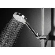 Sensum round 130/3 kit avec barre coulissante, douchette ø130, flexible chromé - ROCA A5BG409C00 