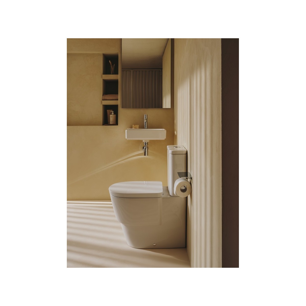 Tura abattant frein de chute déclipsable en urea blanc brillant - ROCA A801F02002 