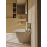 Tura abattant frein de chute déclipsable en urea blanc brillant - ROCA A801F02002 