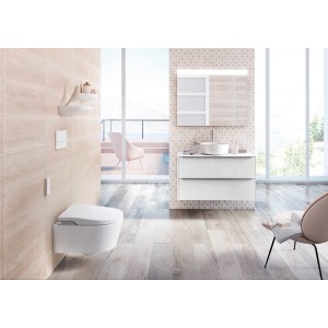 Toilette lavante - IN WASH Inspira suspendue blanc - ROCA A803060001 