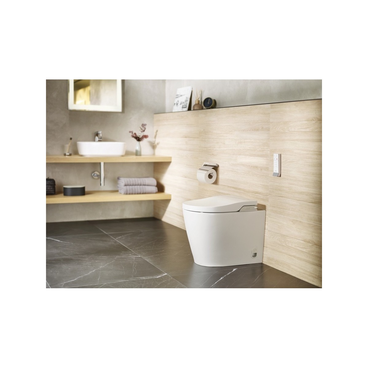 Toilette lavante IN WASH Inspira avec In Tank au sol - ROCA A803095001 