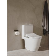 In-wash ona au sol rimless avec réservoir (3/4,5 l) abattant frein de chute - ROCA A803151S01 