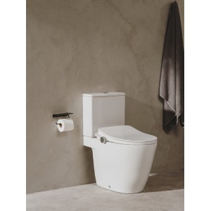 In-wash ona au sol rimless avec réservoir (3/4,5 l) abattant frein de chute - ROCA A803151S01 