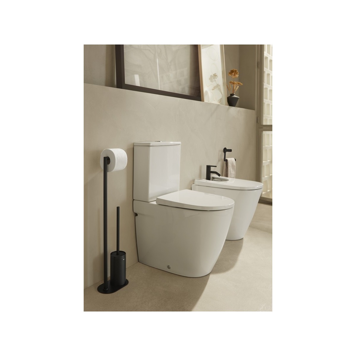 Ona Abattant Bidet Frein De Chute Supralit Blanc Brillant-Roca A806E12001 