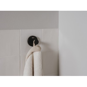 Hotel'S Round Patère Noir Mat-Roca A817570C40 