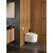 Hotel'S Round Porte-Papier Rouleau Avec Couvercle Noir Mat-Roca A817581C40 