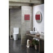 Hotel'S Round Porte-Balayette  Mural Noir Mat-Roca A817587C40 