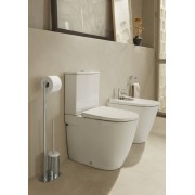 Hotel'S Round Porte-Balayette Et Porte-Papier Chromé-Roca A817588C00 