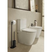 Hotel'S Round Porte-Balayette Et Porte-Papier Noir Mat-Roca A817588C40 