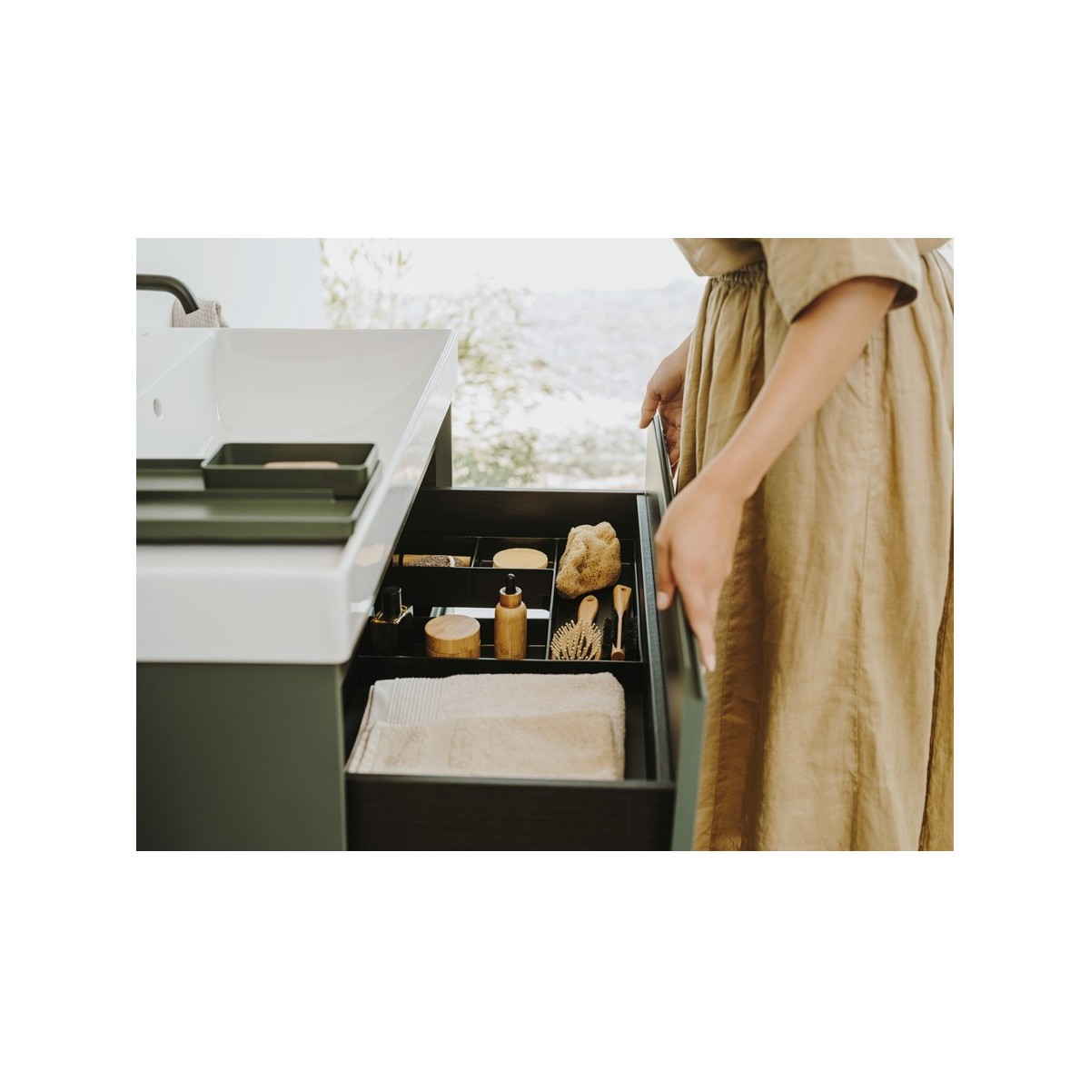 Ona Boîte De Rangement 150Mm Vert Mat-Roca A817671C70 