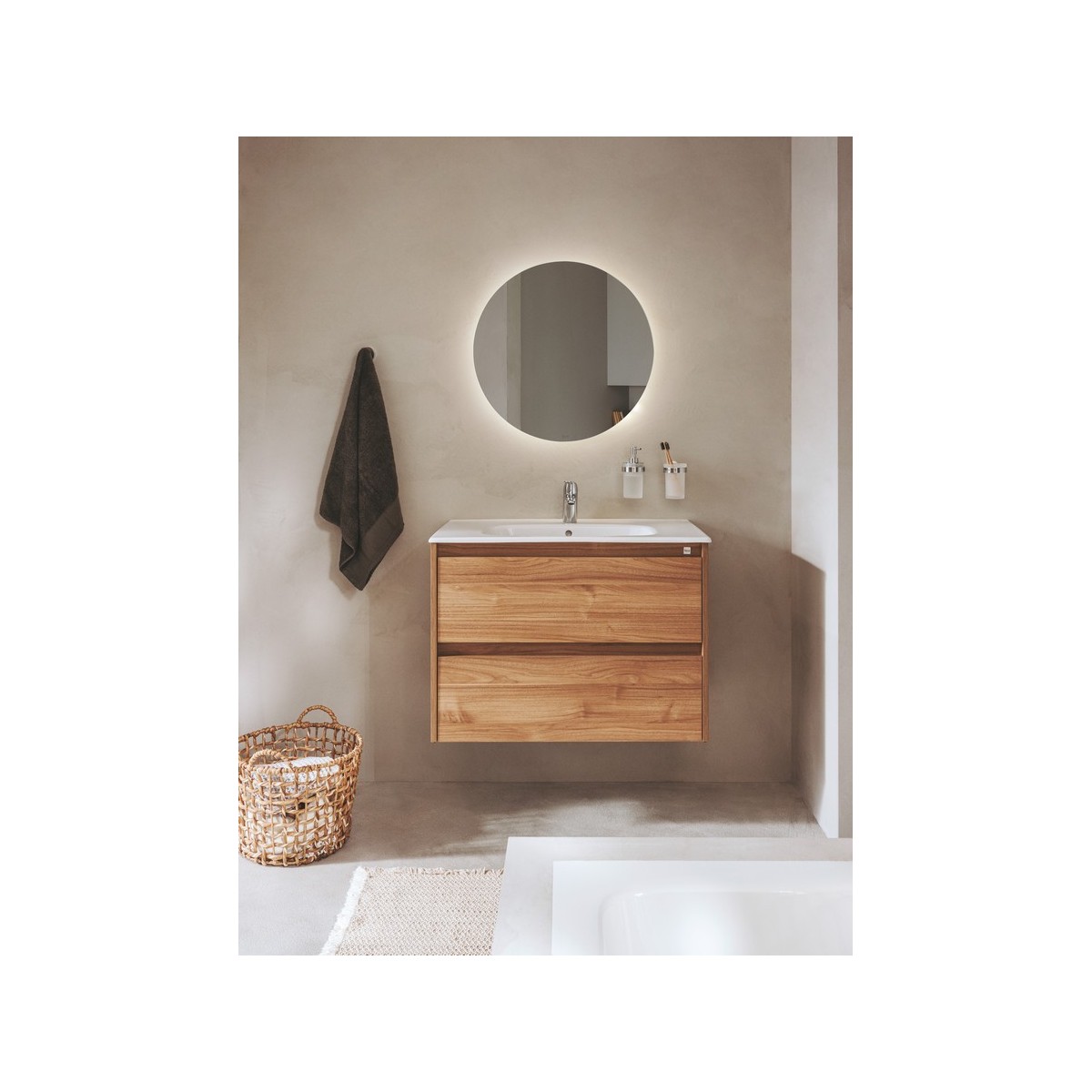 Compas Porte-Verre Mural (Verre) - ROCA A817691C00 