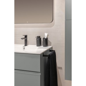 Extra porte-serviettes compact 275 x 106 x 50 mm noir mat - ROCA A817921NB0 