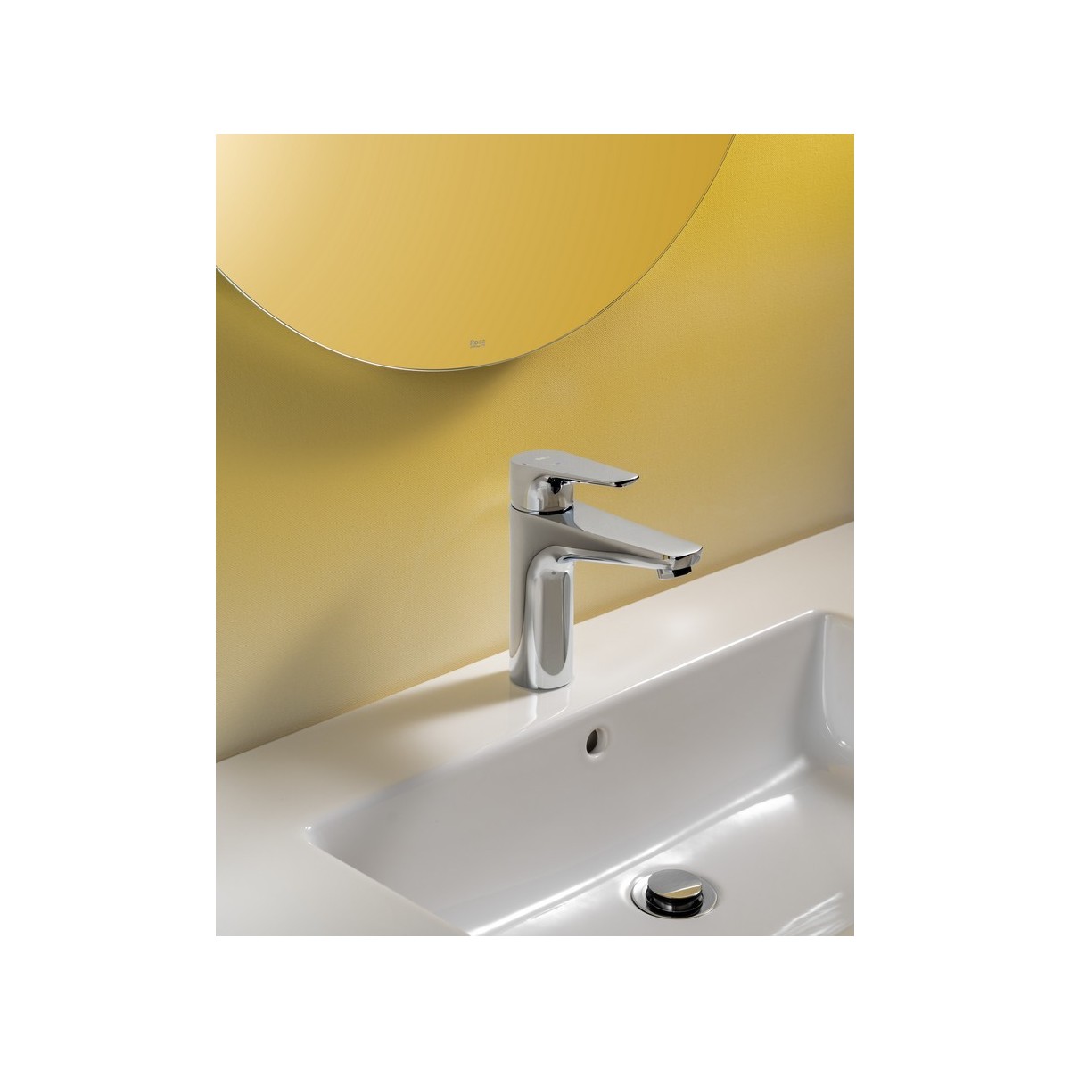 Luna miroir rond ø 800 avec cadre noir - ROCA A812418000 